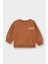 Erkek Bebek Bisiklet Yaka Baskılı İçi Yumuşak Tüylü 2'li Sweatshirt F0955A525AU 5