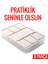 Piknik Kahvaltı Saklama Seti – 8 Parça Çok Amaçlı Gıda Saklama Kabı (6 Küçük, 1 Orta, 1 Büyük) 1