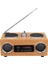 Kablosuz Ahşap Retro Hoparlör Radyo Subwoofer Ev Ses Sütunu Bluetooth Müzik Merkezi Destek Usb/tf/fm (Yurt Dışından) 1