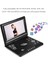 9.8 Inç Taşlanabilir Mobil DVD Mini Tv Hd Player Dahili Şarj Edilebilir Pil Desteği Sd Kartı/usb Port/dvd Abd Fişi (Yurt Dışından) 5