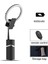 10 Inç Mini Taşınabilir LED Yüzük Dolgu Işık Tripod Masaüstü Ayarlanabilir Uzaktan Kontrol Lambası Canlı Akış Siyahı (Yurt Dışından) 5