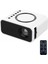Mobil Video Mini Projector Theatre Media Player Kablolu Kablosuz Aynı Ekran Projektörü iPhone Android - Ingiltere Fiş (Yurt Dışından) 1