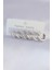 Pirinç Gümüş Renk Oval Küpe Seti TG27BKP9003 2