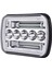 5X7INCH 7X6INCH LED Far Far Hi-Lo Işın Halo Drl Jeep Cherokee Xj Wrangler Yj (Yurt Dışından) 2