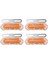 4pcs 24V LED Araba Yan Işaretli Işıklar Dönüş Sinyal Işıkları Kamyon Yan Işıkları Römork Kamyonları Için Uygun (Yurt Dışından) 1