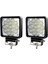 LED Işık Pods, 2pcs 4 Inç LED Diffüz Işın Pods Sürüş Işık Küpleri Hendek Işıkları Yol Işıkları Traktör Iş Işıkları (Yurt Dışından) 1