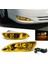 Toyota Için Halojen Ampul Kablo Demeti ile Amber Lens Ön Sis Fark Lambalar Montajı 81220-AA011 81210-AA011 (Yurt Dışından) 5