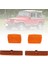 Araba Ön Tampon Yan Işaretçi Işık Kapağı 56001378 56001424 Jeep Wrangler Yj 1987-1995 Dönüş Sinyali Işık Kapağı Sarı (Yurt Dışından) 2