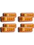4pair Kamyon Römorku Evrensel 24V Kabuk Piranha Ön ve Arka LED Işaretleyici Işık Alanı Göstergesi (Yurt Dışından) 1
