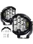 3 Inç Üç Yan Işıklı Iş Işıkları Kamyon Suv Tekne Off-Road Araçları Için LED Farlar Atv, Beyaz (Yurt Dışından) 1