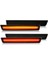 Amber Kırmızı LED Yan Işaretçi Dodge Challenger Için Işık 2015-2021 Duman Lens LED Yan Işaretli Işıklar Kiti (Yurt Dışından) 4