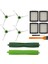 12 Paket Değiştirme Filtre Yan Fırçası Irobot Oda Başka I7 I7+ I7 Plus E5 E6 Vakum Süpürge Se (Yurt Dışından) 1