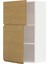 Mutfak Duvar Dolabı, Voxtorp Meşe Görünümlü, 60X100 Cm, 2 Kapaklı 1