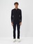 Erkek Lacivert Pamuk Dokulu Slim Fit Denim Pantolon 1