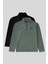 Standart Kalıp Dik Yaka 2li Paket Siyah-Çağla Erkek Polar Sweatshirt - 88310 1