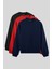 Standart Fit Basic O Yaka 3lü Paket Siyah-Indigo-Fiesta Erkek Sweatshirt - 88363 1