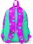 Üç Bölmeli Pembe-Su Yeşili Okul Çantası Canlı Renkler ve Kullanışlı Tasarım 31x42x17 Cm 4