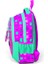 Üç Bölmeli Pembe-Su Yeşili Okul Çantası Canlı Renkler ve Kullanışlı Tasarım 31x42x17 Cm 8