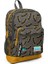 Dört Bölmeli Gri Hardal Yarasa Desenli Okul Çantası 27x38x14 Cm İlkokul İçin 2