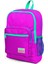 Pembe Dört Bölmeli Okul Çantası Ortopedik Sırt Yapısı ile 27x38x14 Cm 7