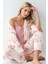 Kadın Desenli Modal Sabahlık & Pijama Takımı Kutulu Set 2