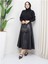 Mevlana Model Deri Etek Siyah 1