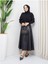 Mevlana Model Deri Etek Siyah 2