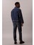 Erkek Slim Tapered Fit Termal Kumaşlı Jean Pantolon - Koyu Mavi 3