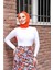 Viskon Penye Etek Orange 4