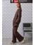 Uzun Rahat Kesim Sweatshirt Acı Kahve 4