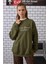Nakışlı Sweatshirt Yosun Yeşili 3