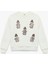 Şardonlu Uzun Kollu Bisiklet Yaka Pullu Payetli Sweatshirt 1