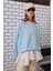 Nakışlı Sweatshirt Bebe Mavi 2