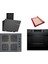 Gri 3 Lü Ankastre Set 413 ( HUA736EG0T - POP6C9P30O - DWK66PJ70T ) - Buhar Destekli - Pişirme Matı ile 1