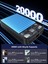 LED Dijital Ekranlı 20000 mAh Taşınabilir Şarj Aleti PD22.5W Powerbank + Usb-C Kablosu - M14 5