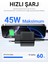45W PD USB-C + USB-A 2 Port Hızlı Şarj Aleti Isı Düşüren GaN Destekli Akım Korumalı Güç Adaptörü iPhone & Android & iPad & MacBook Type-C - A106 (Acefast Türkiye Garantili) 4