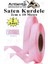 Açık Pembe Kurdele Saten 2 cm 10 Metre 2 Adet Saten Kurdela Parlak Hediye ve Süsleme Şeridi Süs Paketleme Çiçek Saç El 1
