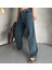 Baggy Kar Yıkama Yeşil Tint Jeans Pantolon D2007 3