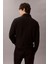 Erkek Rahat Kalıp Yarım Fermuarlı Yüksek Yaka Sweatshirt - Siyah 2