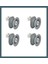 Siemens SN64E002SK/43 Uyumlu Bulaşık Makinesi Üst Sepet Tekeri 4 Adet 1