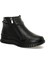 105647.Z5PR Siyah Kadın Düz Bot 2