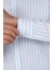 Uzun Kollu Regular Fit Çizgili Erkek Mavi Gömlek GMCZG252130_C35 3