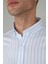 Uzun Kollu Regular Fit Çizgili Erkek Mavi Gömlek GMCZG252130_C35 4