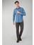 Erkek Uzun Kollu Regular Fit Denim Gömlek GMDNM250002_D39 5