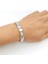 Gümüş Renk 18 Parçadan Oluşan Unisex 18 Cm. Nomi Italyan Charm Çelik Bileklik (Yazısız)- 3120 3