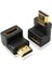 90 Köşe Dirsek Erkek-Dişi HDMI Çevirici 1