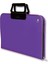 28x38 Cm Mor Proje Çantası,Geniş İç Hacim, Ergonomik Taşıma Askılığı, PP Malzeme 1