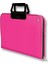 38x55 cm Pembe Proje Çantası,Geniş İç Hacim, Ergonomik Taşıma Askılığı, PP Malzeme 1
