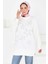 Yıldız Taş Detaylı Oysho Tunik Beyaz - 27673 2