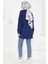 Yıldız Taş Detaylı Oysho Tunik Lacivert - 27673 4